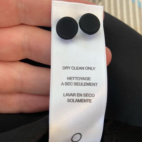 FRAME BNWT pure silk sexy high neck button with cutout neckline silk blouse🦋 - Picture 9 of 9